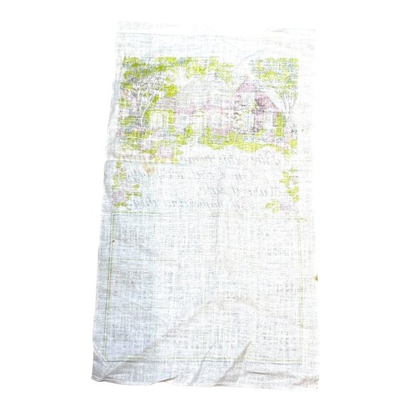 Vintage 1971 Calendar Tea Towel Home & Floral Design Religious Housewarming READ - Picture 11 of 11